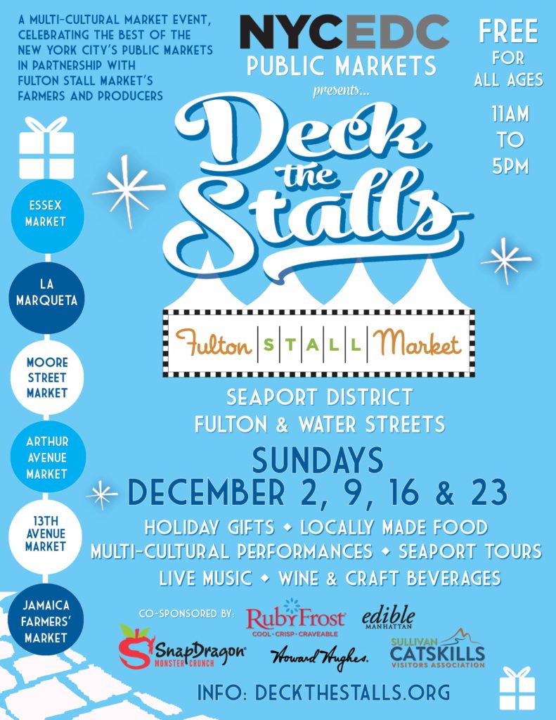 Deck the Stalls 2018 sponsored by SnapDragon Apples and RubyFrost Apples